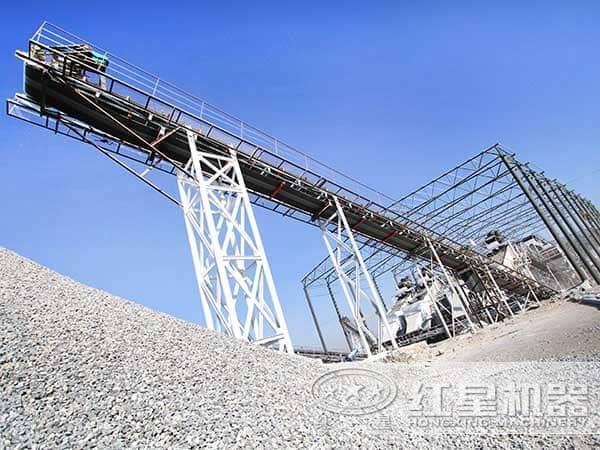 石头制砂机在建筑用砂(沙)的加工中处于关键性地位